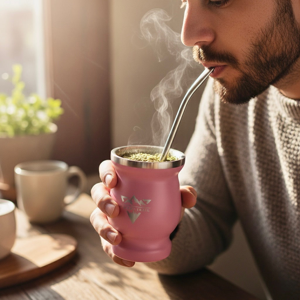 Mate en movimiento: el matero de acero inoxidable que no falla en travesías largas