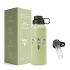 Botella térmica 1 L (950 ml) acero inoxidable Verde Salvia