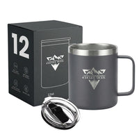 Mug térmico 350 ml Inox Slide Lid acero inoxidable Negro Volcánico