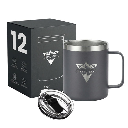 Mug térmico 350 ml Inox Slide Lid acero inoxidable Negro Volcánico