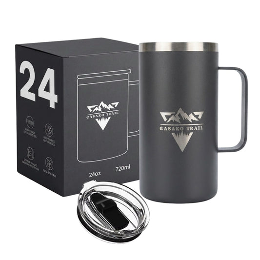 Mug térmico 700 ml Inox Slide Lid acero inoxidable Negro Volcánico