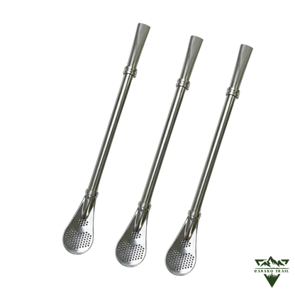 Bombilla para mate de Acero Inoxidable  Set de 3