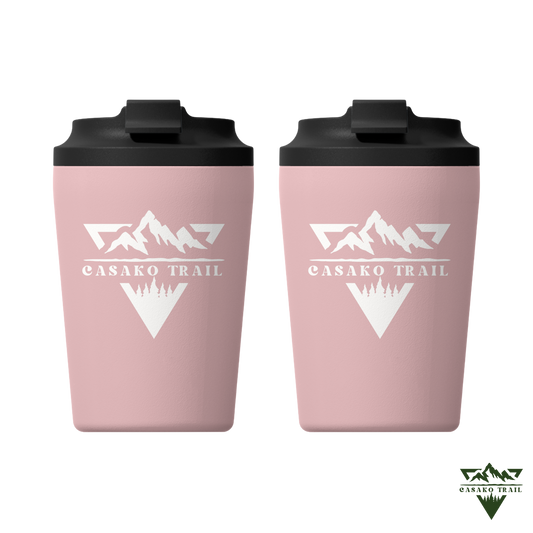 Mug térmico 240 ml Set de 2 para café FlipSeal acero inoxidable