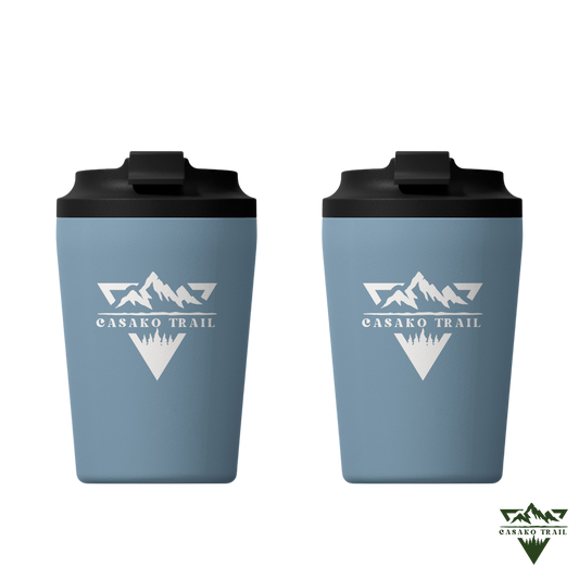 Mug térmico 350 ml Set de 2 para café FlipSeal acero inoxidable